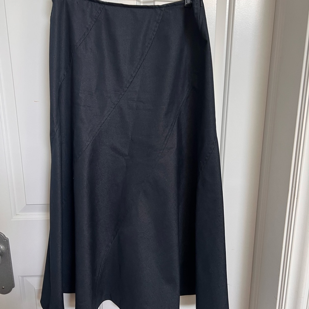 Yansi Fugel Classic Denim A-Line Skirt